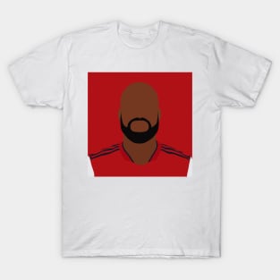 Alexandre Lacazette Minimalistic Face Art T-Shirt